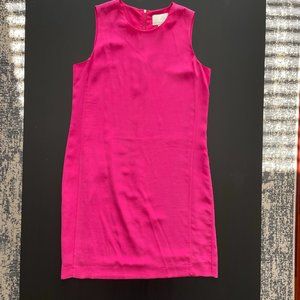 CYNTHIA ROWLEY | Pink Dress 100% silk; Womens Size 6; zip back with lining